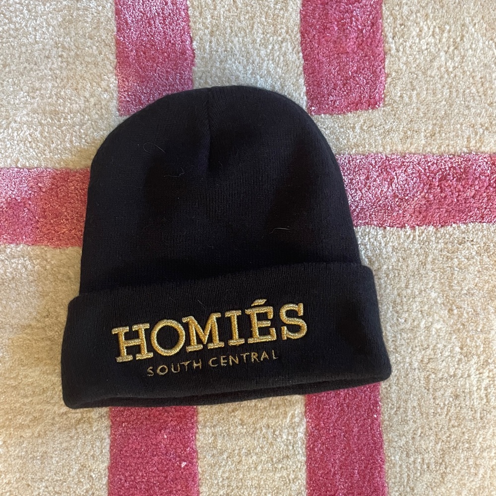 Black homies LA beanie